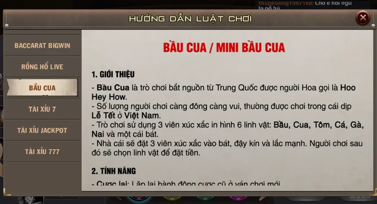 Hướng Dẫn Chơi Casino Bầu Cua Tại B52 Club Với Tỷ Lệ Thắng Lớn
