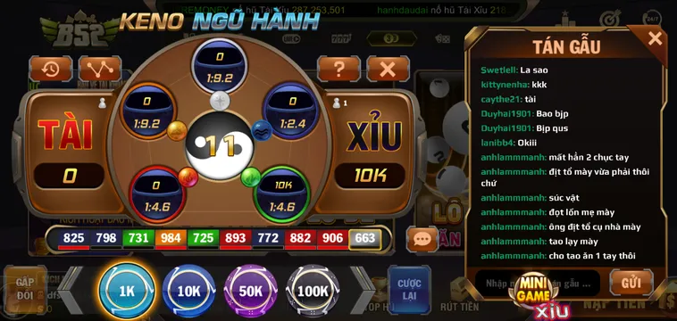 Chinh Phục Keno Ngũ Hành Tại B52 Club Với Tỷ Lệ Thắng Cực Lớn