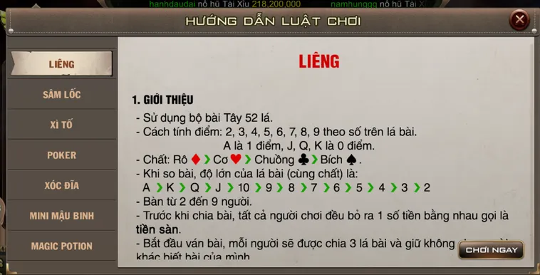 Liêng Tại B52 Club Sân Chơi Bài Dân Gian Với Tỷ Lệ Thắng Cực Khủng