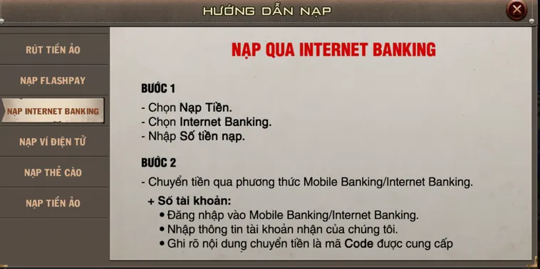Hướng Dẫn Nạp Tiền B52 Club An Toàn Và Tăng Cường Ngân Sách Siêu Tốc