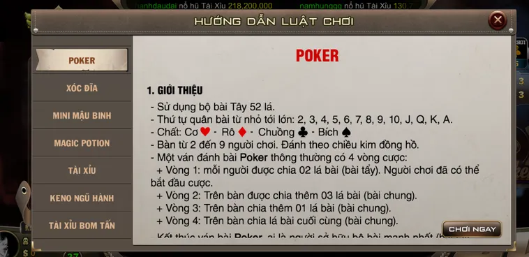 Poker Tại B52 Club Đấu Trường Đỉnh Cao Cho Những Cao Thủ Thích Chinh Phục
