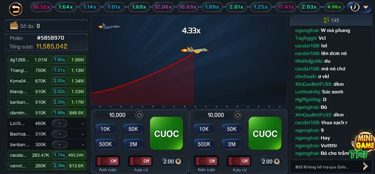 Chinh Phục Siêu Phẩm Minigame Tiêm Kích F35 Tại B52 Club Nhận Thưởng Lớn