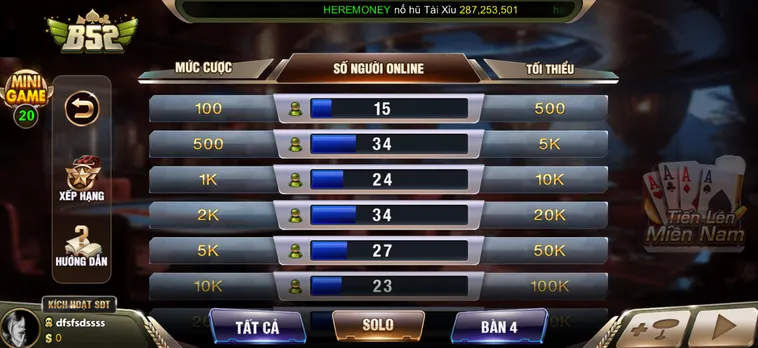 Chinh Phục Đỉnh Cao Game Bài Tiến Lên Miền Nam Tại B52 Club Cực Hấp Dẫn