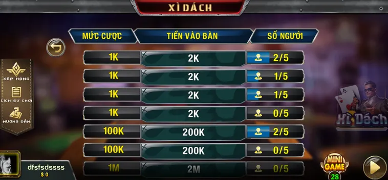 Xì Dách Tại B52 Club Sân Chơi Đỉnh Cao Cho Những Tín Đồ Game Bài